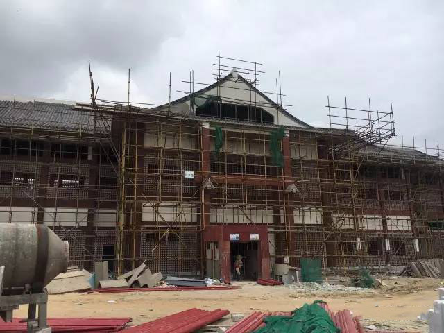 海花島五國溫泉城日式溫泉規(guī)劃建設(shè)現(xiàn)場