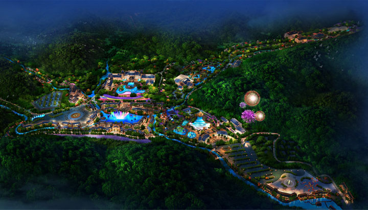 貴陽香紙溝金孔雀溫泉旅游度假景區